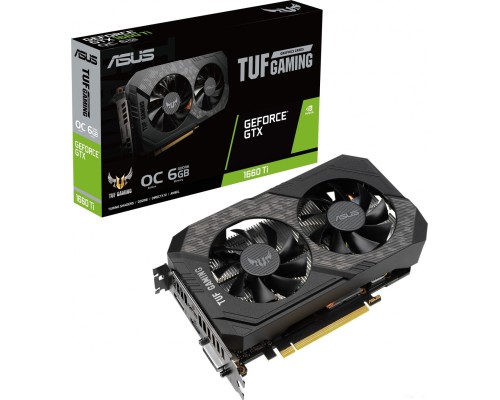 Видеокарта Asus TUF Gaming GeForce GTX 1660 Ti Evo OC Edition 6GB GDDR6