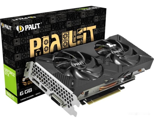 Видеокарта PALIT GeForce GTX 1660 Ti Dual OC 6GB GDDR6 NE6166TS18J9-1160C