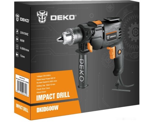 Ударная дрель Deko DKID600W 063-4154