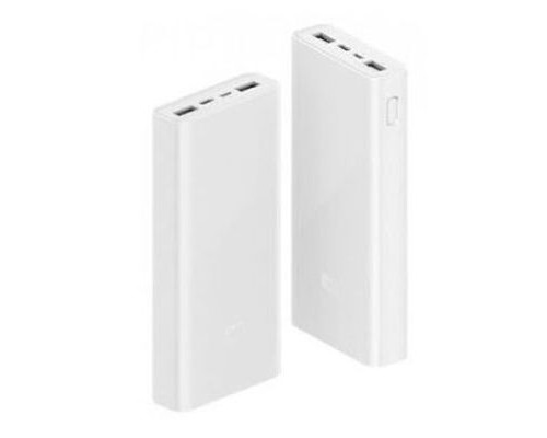 Портативное зарядное устройство Xiaomi Mi Power Bank 3 PB3018ZM 30000mAh (белый)