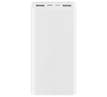 Портативное зарядное устройство Xiaomi Mi Power Bank 3 PLM18ZM USB-C 20000mAh (белый)