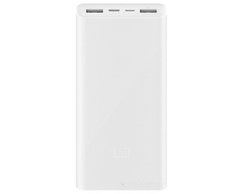 Портативное зарядное устройство Xiaomi Mi Power Bank 3 PLM18ZM USB-C 20000mAh (белый)