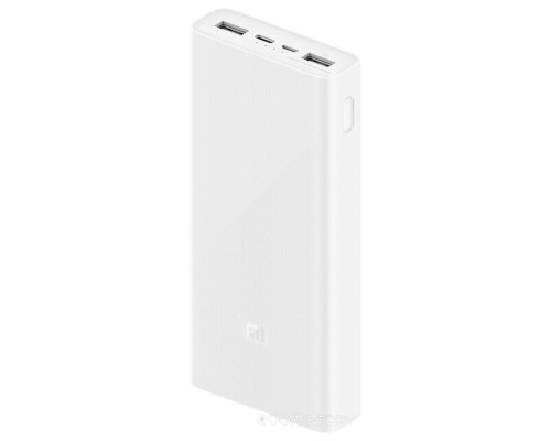 Портативное зарядное устройство Xiaomi Mi Power Bank 3 PLM18ZM USB-C 20000mAh (белый)