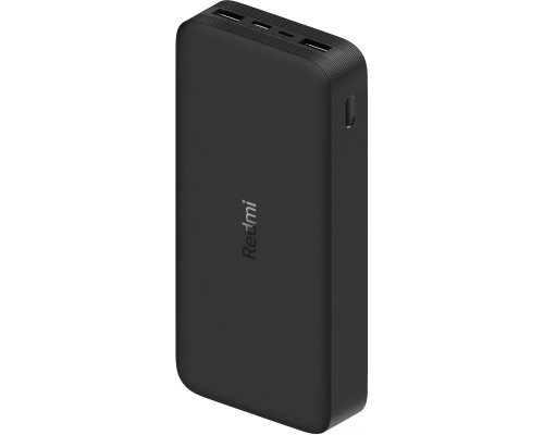 Портативное зарядное устройство Xiaomi Redmi Power Bank 20000mAh (черный, международная версия)