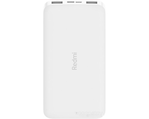 Портативное зарядное устройство Xiaomi Redmi Power Bank 10000mAh (белый, китайская версия)