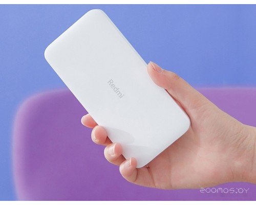 Портативное зарядное устройство Xiaomi Redmi Power Bank 10000mAh (белый, китайская версия)