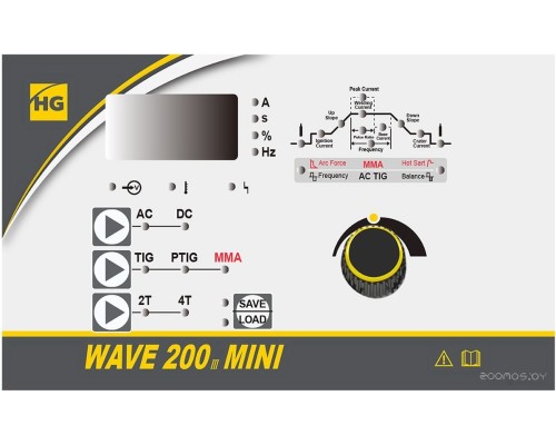 Сварочный инвертор Hugong Wave 200 III Mini AC/DC