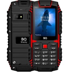 Мобильный телефон BQ-Mobile BQ-2447 Sharky (черный/красный)