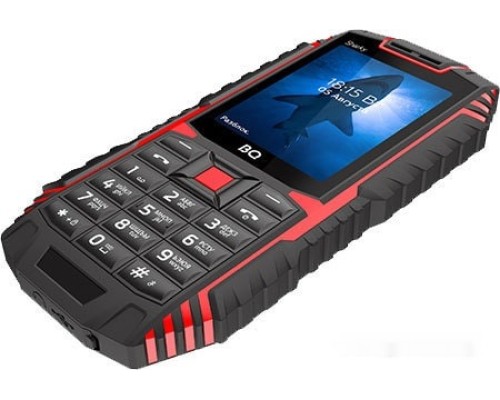 Мобильный телефон BQ-Mobile BQ-2447 Sharky (черный/красный)