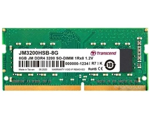 Модуль памяти Transcend JetRam 16GB DDR4 SODIMM PC4-25600 JM3200HSB-16G