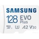 Карта памяти Samsung EVO Plus 2021 microSDXC 128GB (с адаптером)