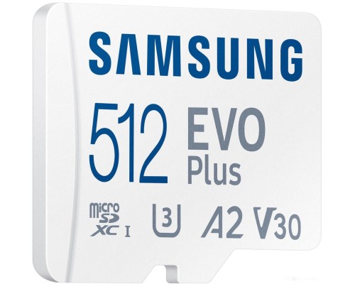 Карта памяти Samsung EVO Plus 2021 microSDXC 512GB (с адаптером)