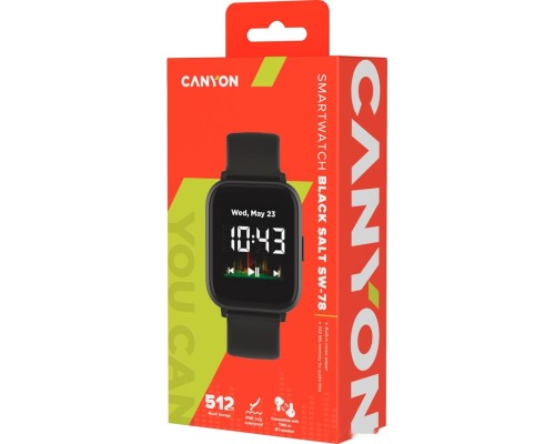 Умные часы Canyon Salt SW-78 (черный)