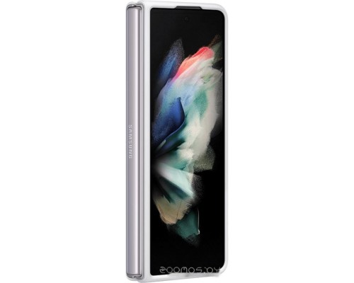 Чехол Samsung Silicone Cover для Samsung Galaxy Z Fold3 (белый)