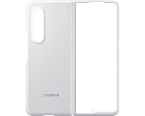 Чехол Samsung Silicone Cover для Samsung Galaxy Z Fold3 (белый)