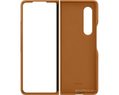 Чехол Samsung Leather Cover для Samsung Galaxy Z Fold3 (коричневый)