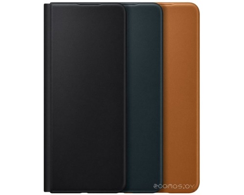 Чехол Samsung Leather Flip Cover для Samsung Galaxy Z Fold3 (зеленый)