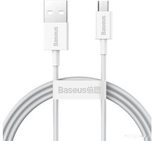 Кабель Baseus CAMYS-02 USB Type-A - microUSB (1 м, белый)