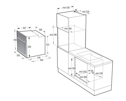 Духовой шкаф Gorenje BOS6737E03WG