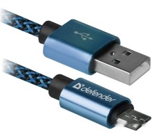 Кабель Defender USB08-03T Pro (синий)