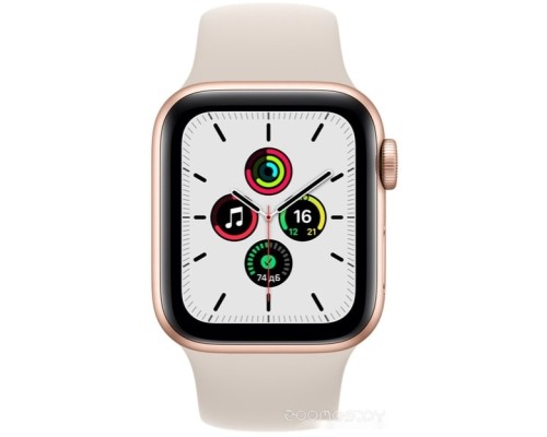 Умные часы Apple Watch SE 40 мм (алюминий золотистый/сияющая звезда)