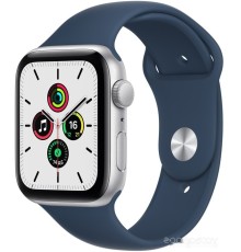 Умные часы Apple Watch SE 40 мм (алюминий серебристый/синий омут спортивный)