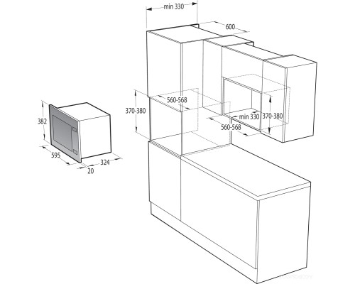 Микроволновая печь Gorenje BM201EM1X