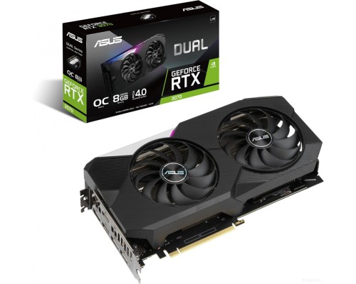 Видеокарта Asus Dual GeForce RTX 3070 V2 OC 8GB GDDR6 LHR DUAL-RTX3070-O8G-V2