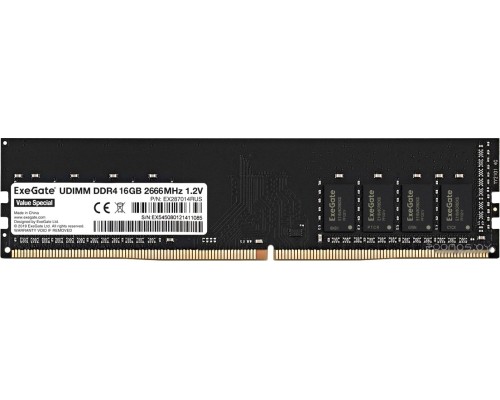 Модуль памяти Exegate Value Special 16GB DDR4 PC4-21300 EX287014RUS