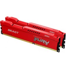 Модуль памяти Kingston FURY Beast 2x4GB DDR3 PC3-12800 KF316C10BRK2/8