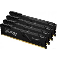 Модуль памяти Kingston FURY Beast 4x4GB DDR4 PC4-21300 KF426C16BBK4/16
