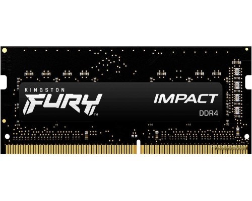 Модуль памяти Kingston FURY Impact 16GB DDR4 SODIMM PC4-23400 KF429S17IB/16