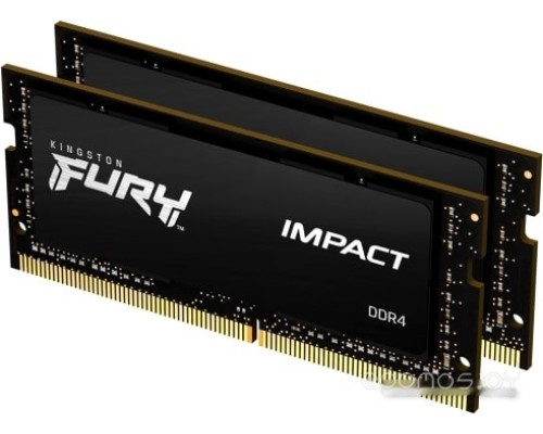 Модуль памяти Kingston FURY Impact 2x16GB DDR4 SODIMM PC4-23400 KF429S17IB1K2/32