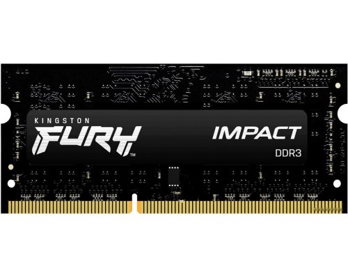 Модуль памяти Kingston FURY Impact 2x4GB DDR3 SODIMM PC3-12800 KF316LS9IBK2/8