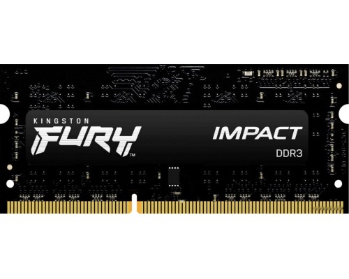 Модуль памяти Kingston FURY Impact 4GB DDR3 SODIMM PC3-14900 KF318LS11IB/4