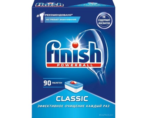 Таблетки для посудомоечной машины Finish Powerball Classic (90 шт)