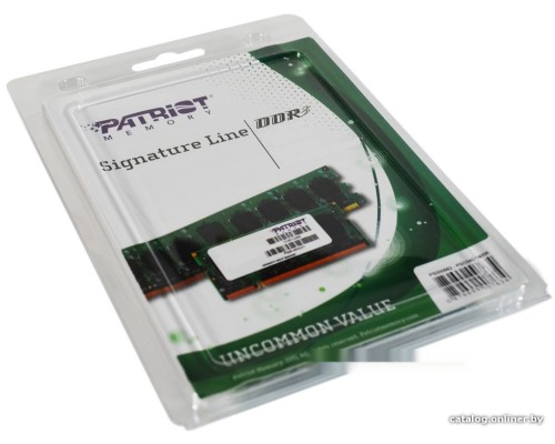 Модуль памяти Patriot Signature 4GB DDR3 SO-DIMM PC3-10600 (PSD34G13332S)