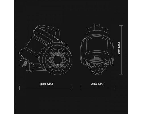 Пылесос Scarlett SC-VC80C71