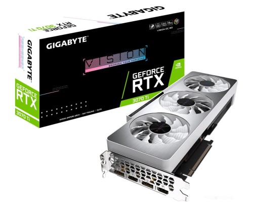 Видеокарта Gigabyte GeForce RTX 3070 Ti Vision OC 8G GDDR6X GV-N307TVISION OC-8GD