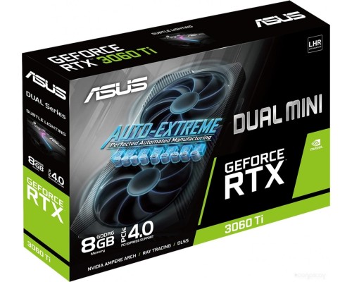 Видеокарта Asus Dual GeForce RTX 3060 Ti V2 Mini 8GB GDDR6 LHR