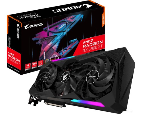 Видеокарта Gigabyte Aorus Radeon RX 6900 XT Master 16G (rev. 2.0)