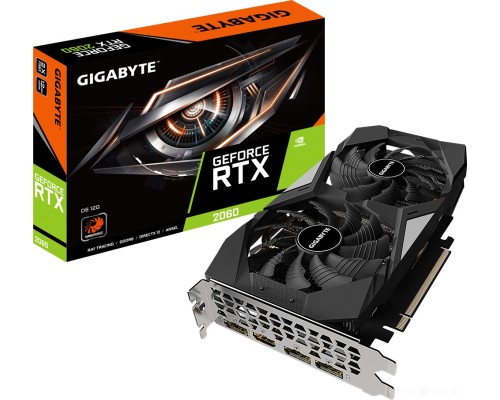 Видеокарта Gigabyte GeForce RTX 2060 D6 12G GV-N2060D6-12GD