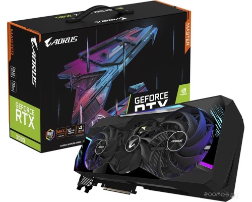 Видеокарта Gigabyte Aorus GeForce RTX 3080 Master 10GB GDDR6X (rev. 3.0)