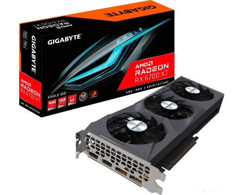 Видеокарта Gigabyte Radeon RX 6700 XT Eagle 12GB GDDR6 GV-R67XTEAGLE-12GD