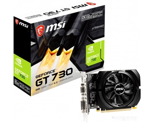 Видеокарта MSI GeForce GT 730 2GB DDR3 N730K-2GD3/OCV5