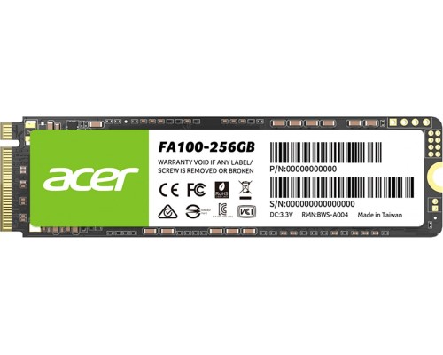 SSD Acer FA100 256GB BL.9BWWA.118