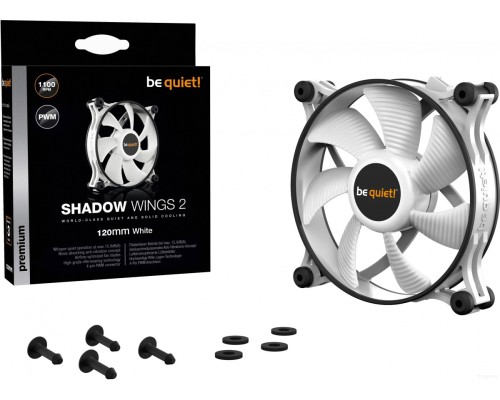 Вентилятор для корпуса be quiet! Shadow Wings 2 120mm PWM White BL089