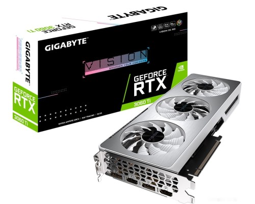 Видеокарта Gigabyte GeForce RTX 3060 Ti Vision OC 8G GDDR6 (rev. 2.0)