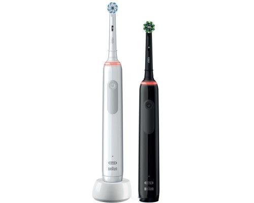 Электрическая зубная щетка Oral-B Pro 3 3900 Duo Cross Action + Sensi White D505.523.3H