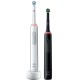 Электрическая зубная щетка Oral-B Pro 3 3900 Duo Cross Action + Sensi White D505.523.3H